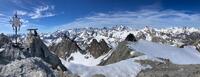 Panorama depuis la Pointe des Cerces Panorama depuis la Pointe des Cerces